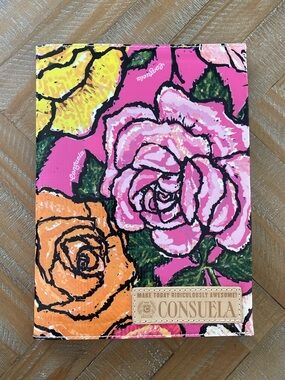 Consuela Floral Notebook Cover + Insert | Bright Rose Print | NWT Unused Journal
